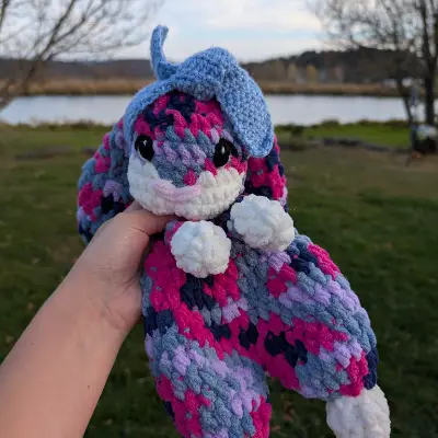 Colorful Bunny Snuggler 